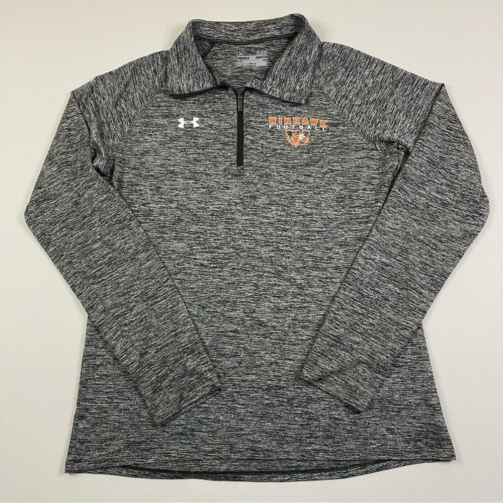 Winona Winhawk Football Under Armour‎ Sweatshirt Mens Small 1/4 Zip Pullover